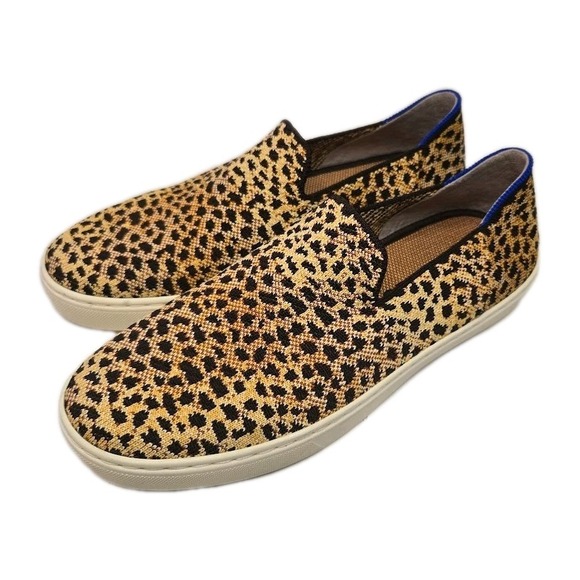 Rothy's Shoes - Rothy's The‎ Original Slip On Sneaker Sahara Cat/ Cheetah Print Size 8.5 Knit